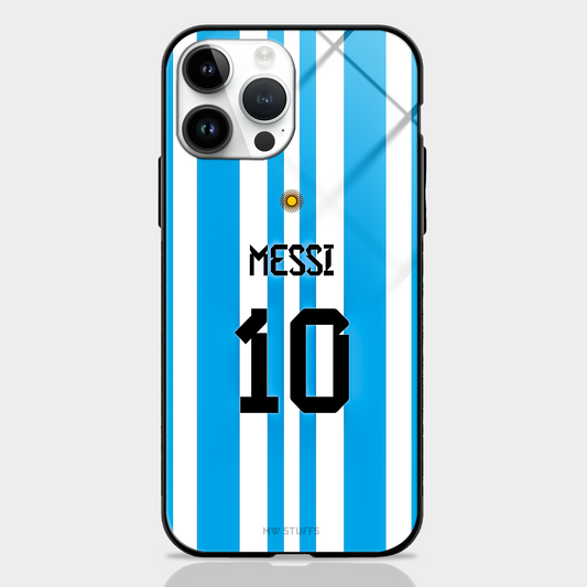 Messi Jersey No.10 Glass Case - MW Stuffs
