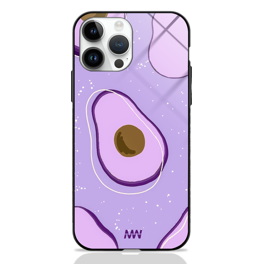 Purple Avocado Premium Glass Case