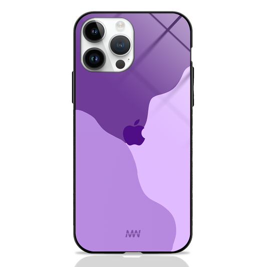 Purple Fashion Premium Glass Case