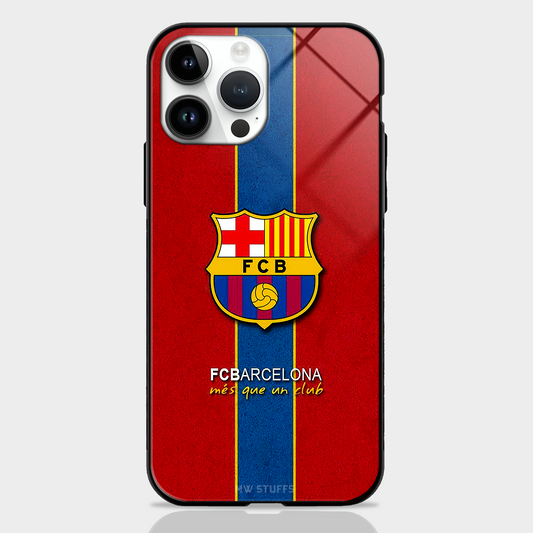 FCB Barcelona Football Club Glass Case - MW Stuffs